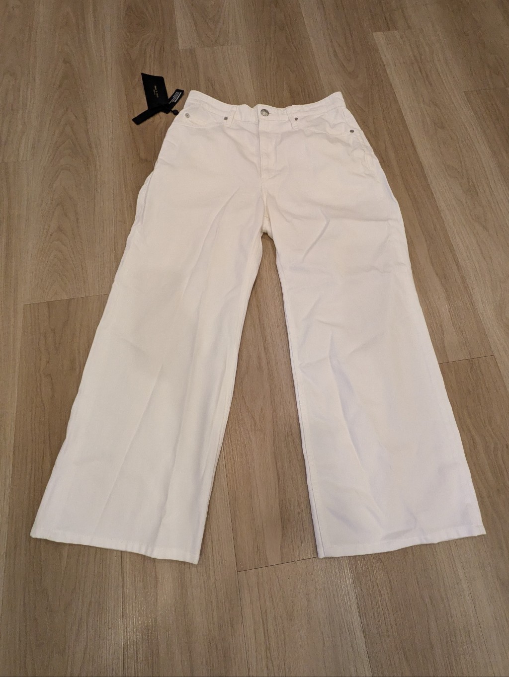 Rag & Bone White Mid Rise Wide Leg Nwt Size 30